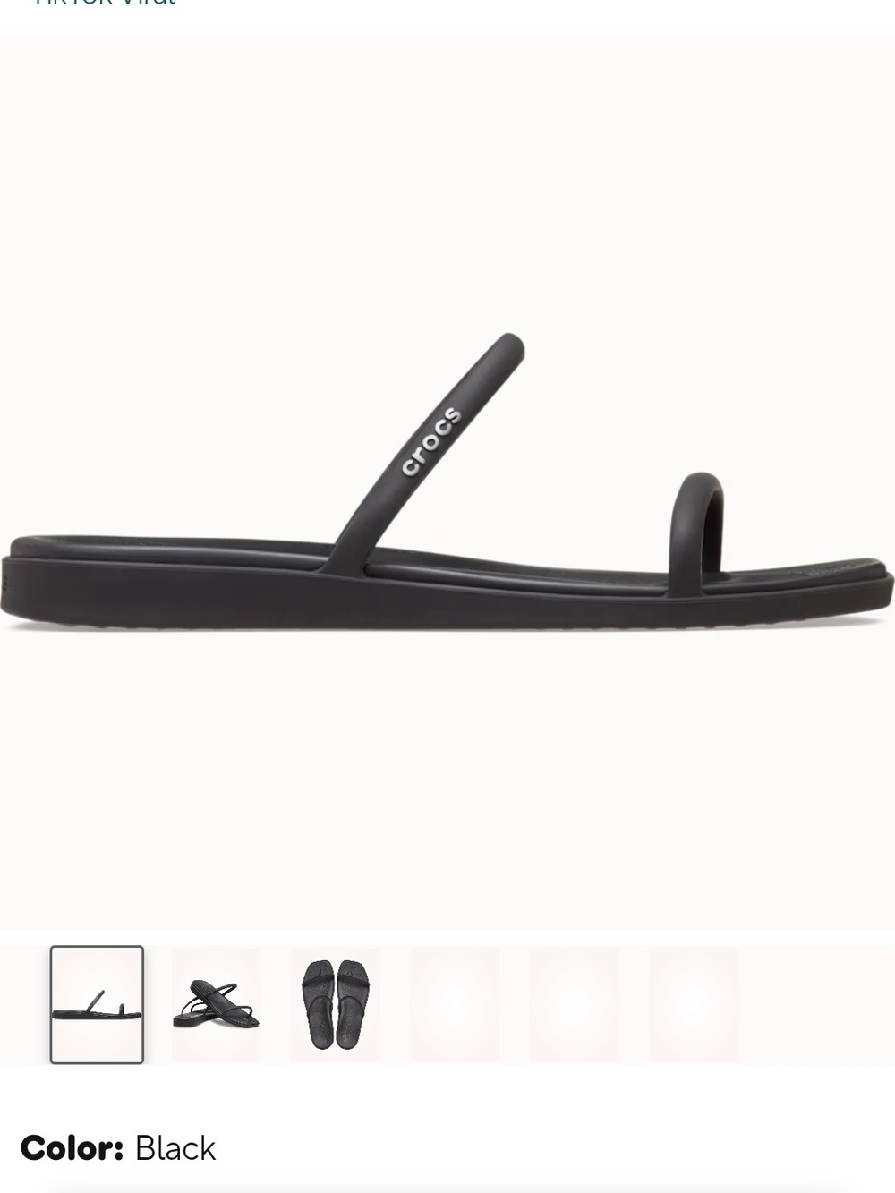 CROCS Miami Two Strap Sandal